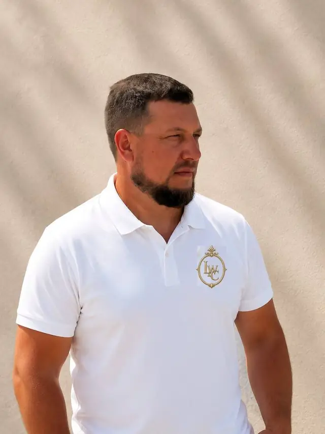 Mykhailo Lysak, owner of Luxury Wall Coverings